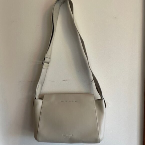 EVERLANE Mini Form Adjustable Canvas Strap Crossbody Bag Bone - Picture 6 of 15
